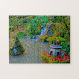 Herbst Japanischer Garten Oregon. Puzzle