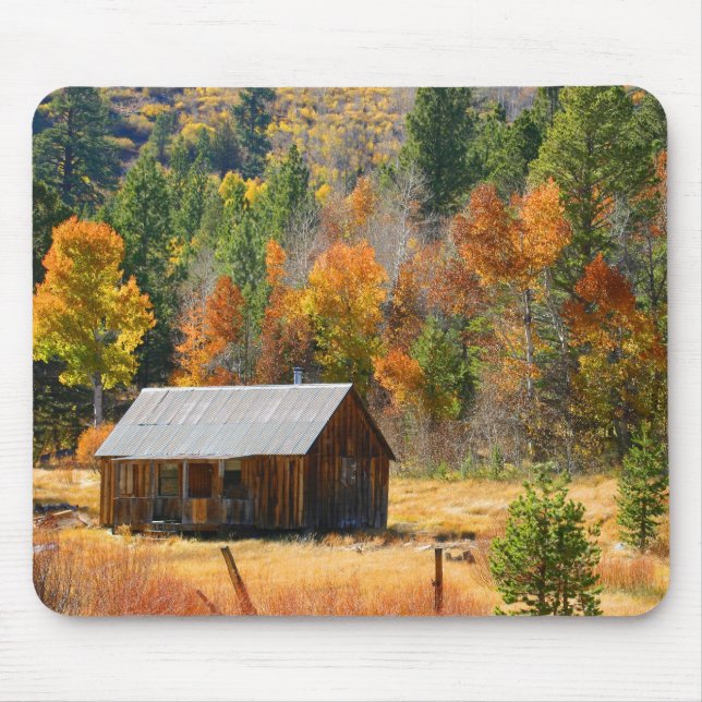 Herbst-Kabine Mousepad (Vorne)