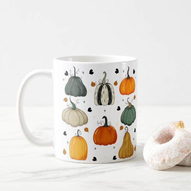 Herbst Kaffeetasse (Mit Donut)