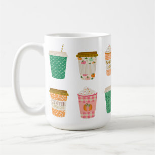 Herbst-Kaffeetassen   Herbst-Pumpkin-Spice-Latte  Kaffeetasse