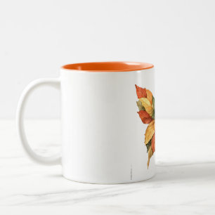 Herbst-Kaffeetassen Zweifarbige Tasse