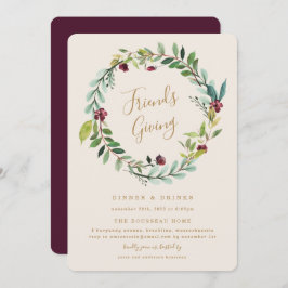 Herbst-Kämpfer geben Dinner-Party Einladung