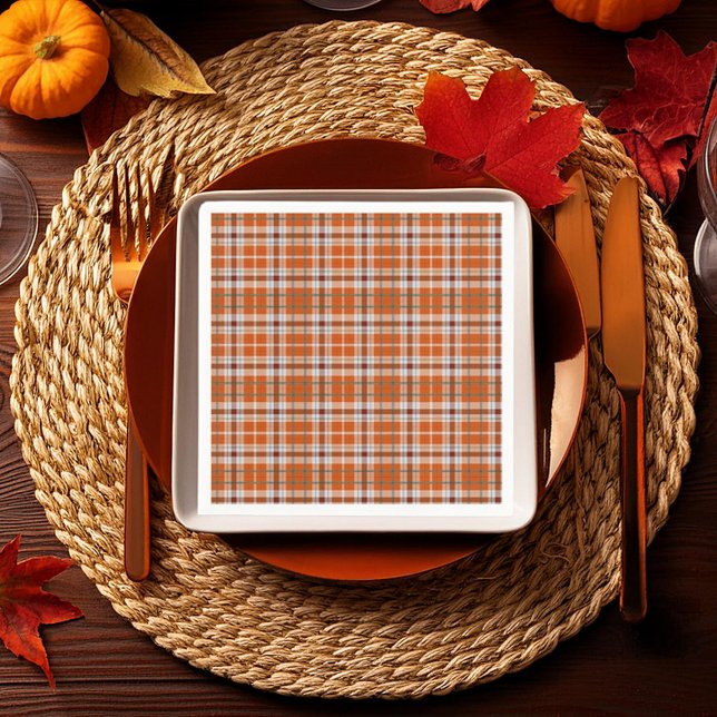Herbst kariert serviette (Von Creator hochgeladen)