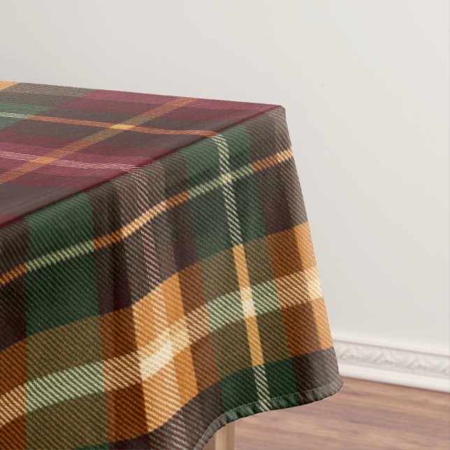 Herbst-Kariertuch  Tischdecke (Beispiel)