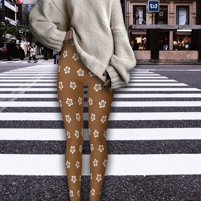 Herbst Kastanienbäume Blume Leggings (Von Creator hochgeladen)