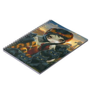 "Herbst-Kätzchen-" Notizbuch Notizblock