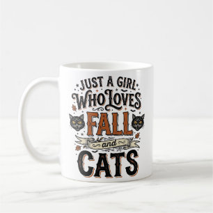 Herbst-Katzenliebhaber Vintage-Halloween-Shirt-Des Kaffeetasse