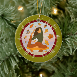 Herbst Keramik Ornament