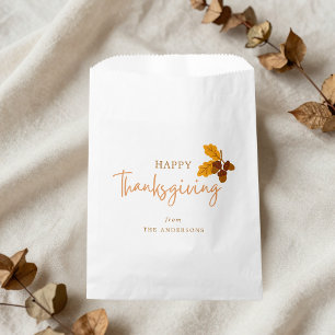 Herbst-Kieferzapfen Frohes Erntedankfest Geschenktütchen