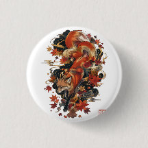 Herbst-Kitsune-Japanisches-Fuchsgeist-Design