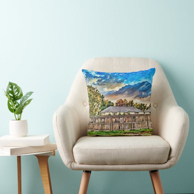 Herbst kommt Throw Pillow Kissen (Stuhl )