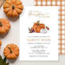 Herbst-Kürbis-Baby-Party
