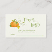 HERBST-KÜRBIS-BABY-SPRITZE Windel-Raffle