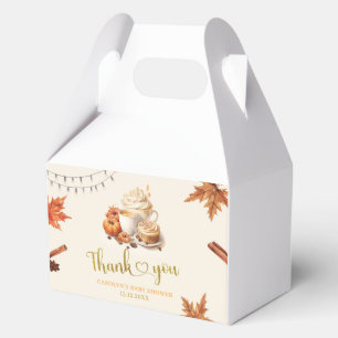 Herbst-Kürbis braut Kaffeeduft Geschenkbox Geschenkschachtel
