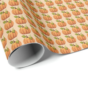 Herbst-Kürbis-Halloween-Geschenkverpackungspapier Geschenkpapier