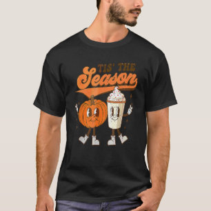 Herbst-Kürbis-Halloween-Kostüm Die Zeit ist gekomm T-Shirt