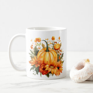Herbst Kürbis Kaffeetasse
