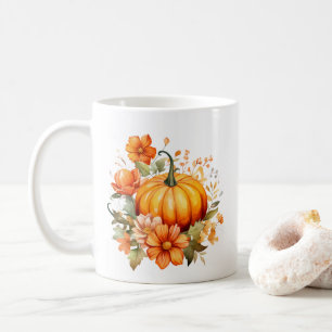 Herbst Kürbis Kaffeetasse