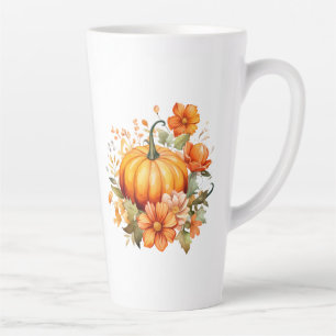 Herbst Kürbis Milchtasse