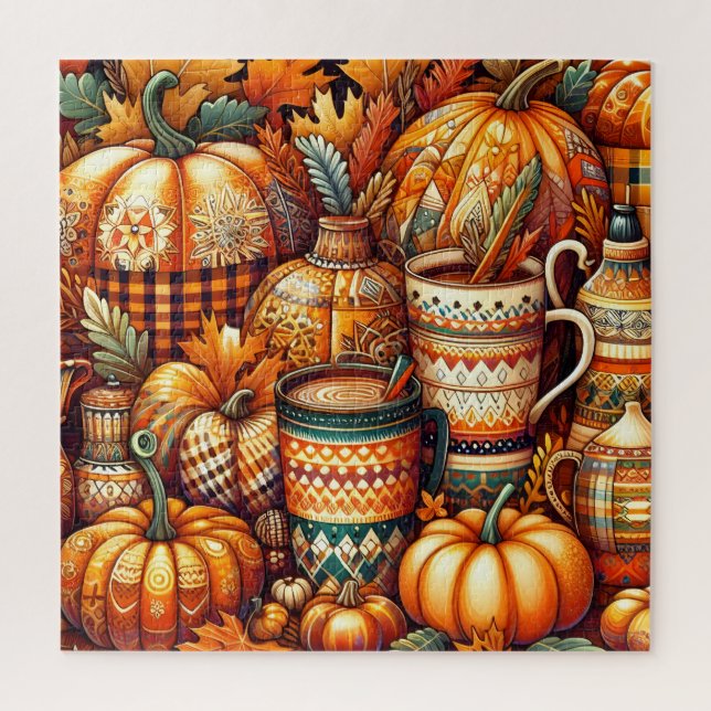 Herbst-Kürbis-Puzzle Puzzle (Vertikal)