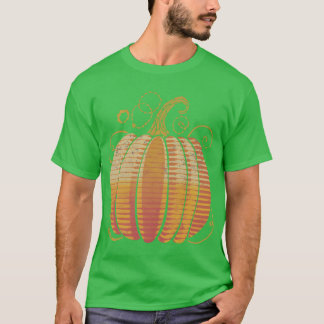 Herbst-Kürbis-Shirts Damen Casual Herbst Thanksgiv T-Shirt