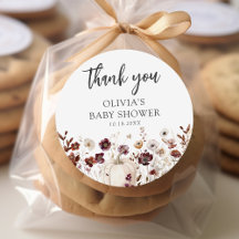 Herbst-Kürbis-Wildblumen-Baby-Party