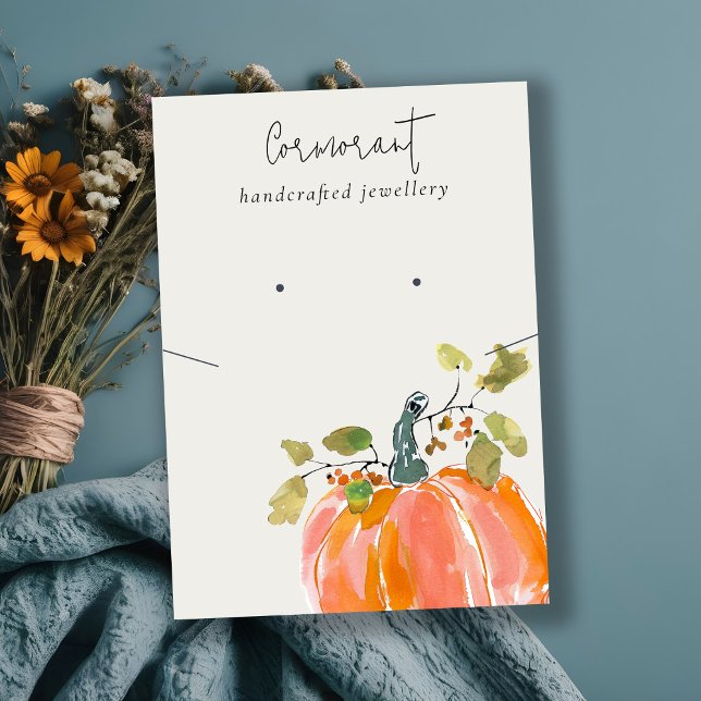 Herbst-Kürbiskolbenschnecke Visitenkarte (Von Creator hochgeladen)