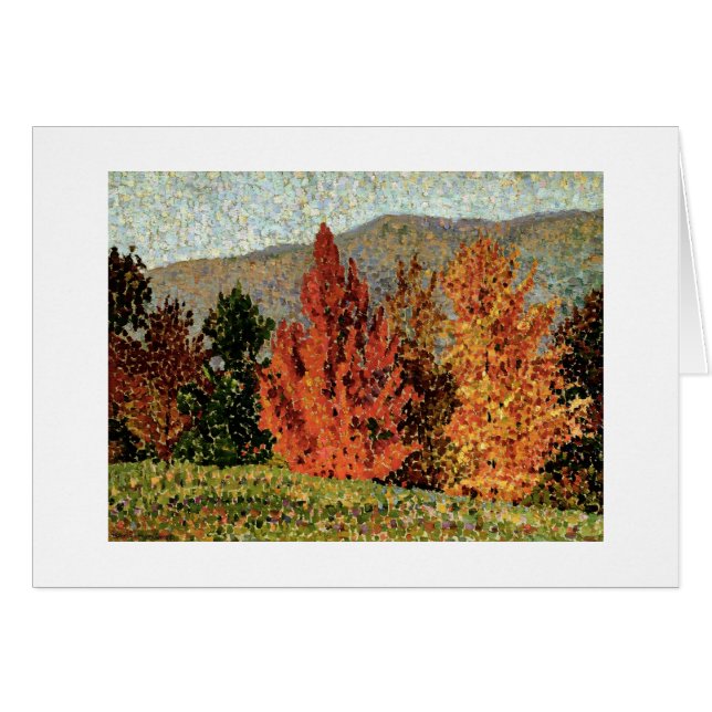 Herbst-Landschaft, c.1903 (Öl auf Leinwand) (Vorderseite (Horizontal))