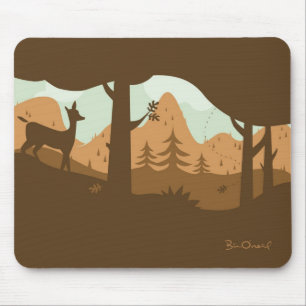 Herbst-Landschaft Mousepad
