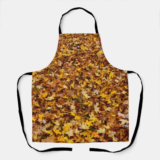 Herbst lässt Abstrakte Schürze (Vorderseite)
