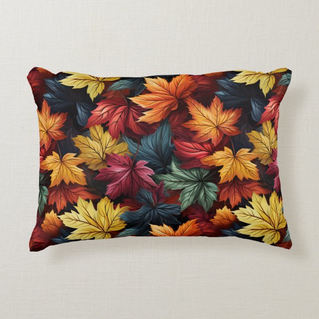 Herbst lässt Akzent Pillow Dekokissen (Vorderseite)