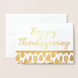 Herbst lässt glückliches Erntedankfest Folienkarte