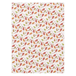 Herbst lässt Nüsse Kastanien Muster Eleganter Fall Tischdecke