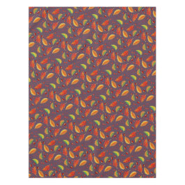 Herbst lässt Nüsse Kastanien Muster Eleganter Fall Tischdecke