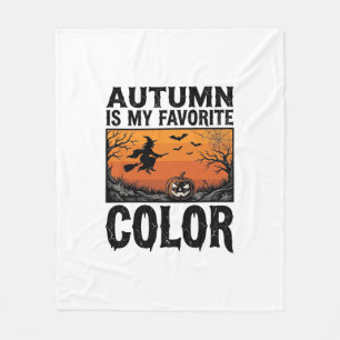Herbst Lieblingsfarbe Halloween-Kürbis-Vektor Des Fleecedecke