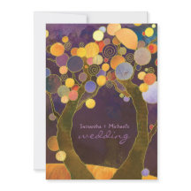 Herbst Lila Liebe Bäume Romantische Hochzeit