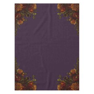 Herbst Lila rustikale Orange Wedding Elegante Goti Tischdecke