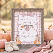 Herbst Little Pumpkin Karten und Geschenke Baby Sh