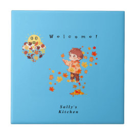 Herbst macht Spaß Fliese