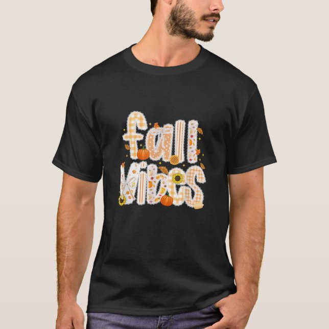 Herbst Mädchenhaft T-Shirt (Vorderseite)