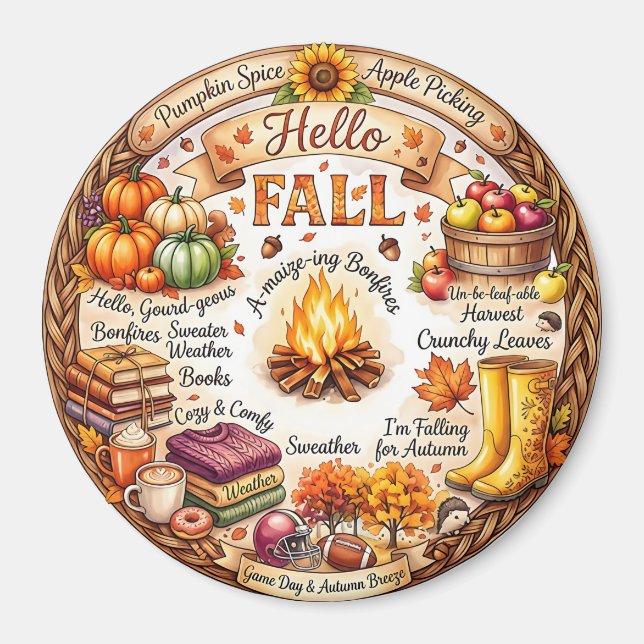 Herbst Magnet (Vorne)