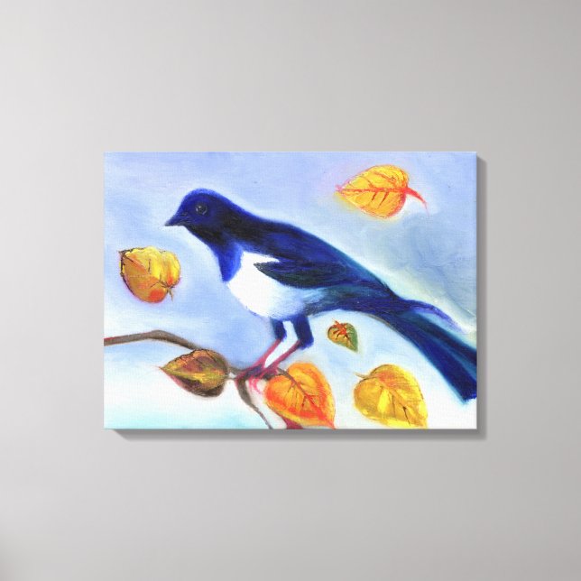 Herbst Magpie 2012 Leinwanddruck (Vorderseite)