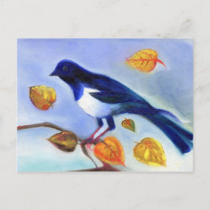 Herbst Magpie 2012 Postkarte