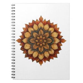 Herbst Mandala Floral Notebook Notizblock