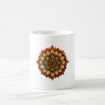 Herbst-Mandala-Tasse