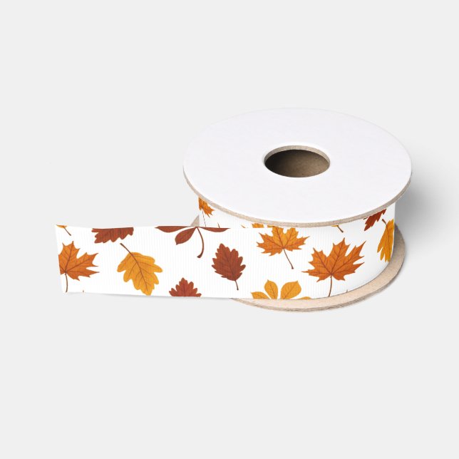 Herbst Märchen Traumhafter Wald und Sanft Ripsband (Spule)