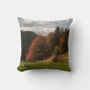 Herbst mit Bergfocken und Hystack Kissen