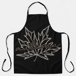 Herbst mit Blatt Schürze