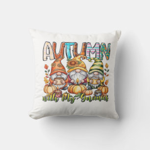 Herbst mit meinen Gnome Classic T-Shirt.png Kissen