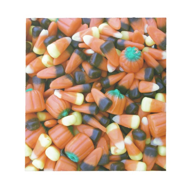 Herbst MIx Candy Corn Notizblock (Vorderseite)